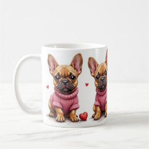 French Bulldogs Valentine's Day Coffee Mug