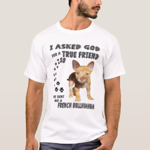 French Bullhuahua Quote Mom Print, Bulldog Chihuah T-Shirt