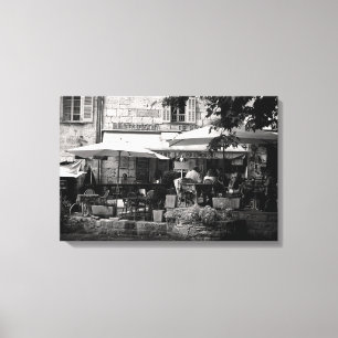 French Cafe Canvas Print
