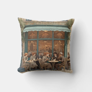 French Cafe Cushion