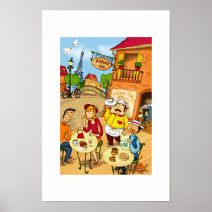 French Cafe Poster