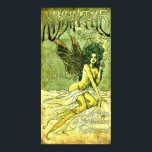 French Cafe Poster c1885<br><div class="desc">A vintage French cafe poster advertising the club,  Le Chat Blanc (The White Cat). They offer in the green liqueur Absinthe. From an original 19th century (c1885) lithograph by unknown artist. All Rights Reserved © 2014 padre art</div>