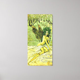 French Cafe Poster c1885 Canvas Print