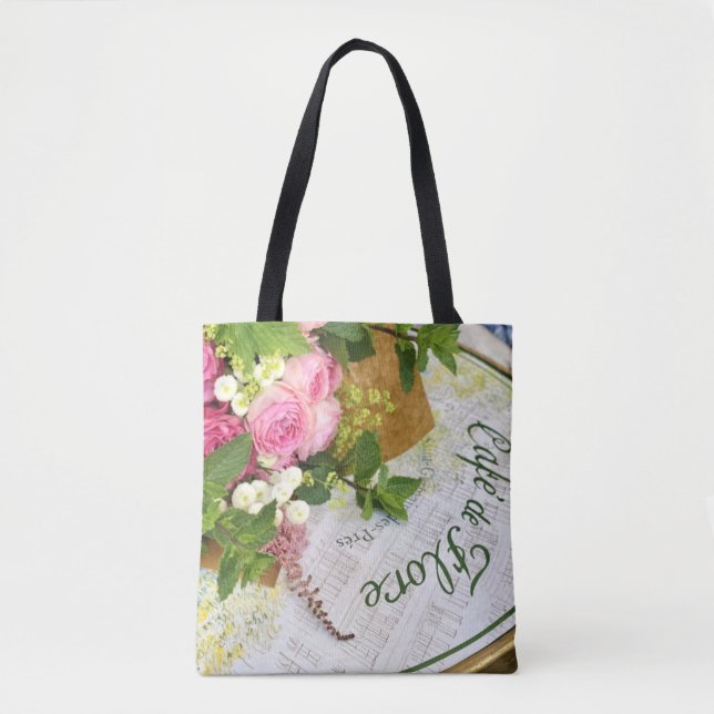 French Cafe Tote Bag (Front)