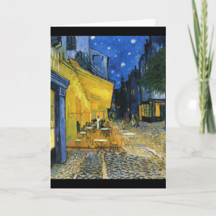 French Cafe Van Gogh Card