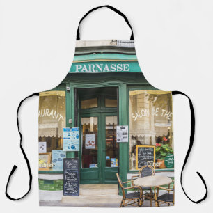 French cafes: Versailles cosy scene. Apron