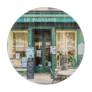 French cafes: Versailles cosy scene. Cutting Board