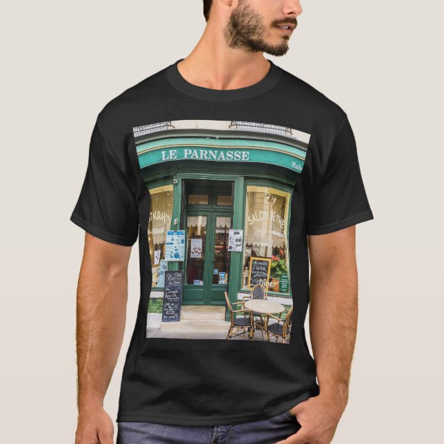 French cafes: Versailles cosy scene. T-Shirt (Front)