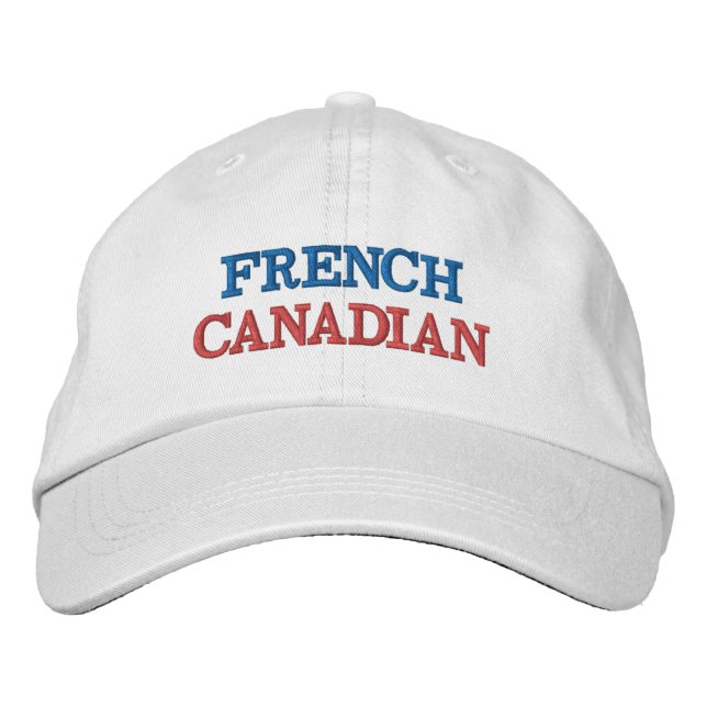 FRENCH CANADIAN EMBROIDERED HAT (Front)