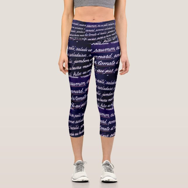 French Capri Leggings (Front)