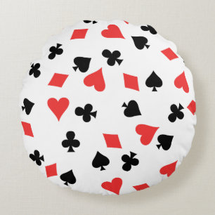 French Card Round Cushion