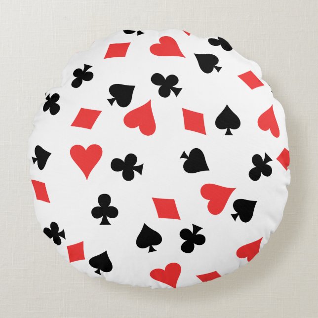French Card Round Cushion (Front)