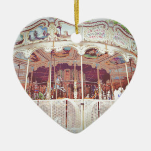 French carousel ceramic tree decoration