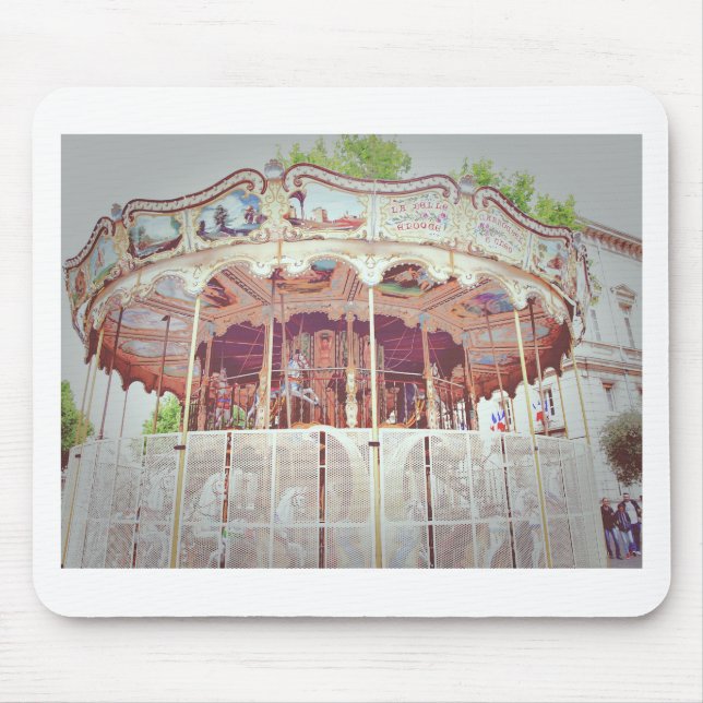 French carousel mouse mat (Front)