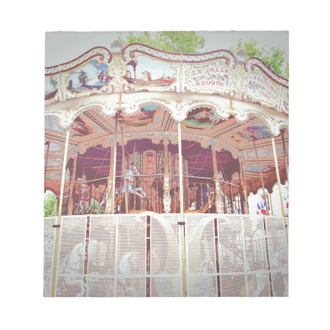 French carousel notepad (Front)