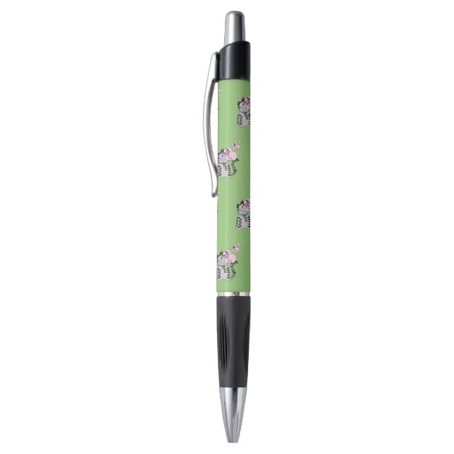 French cat kisses and hugs pen (Top (Vertical))