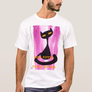 french cat, MISS KITTY'SPUSSY LOUNGE T-Shirt