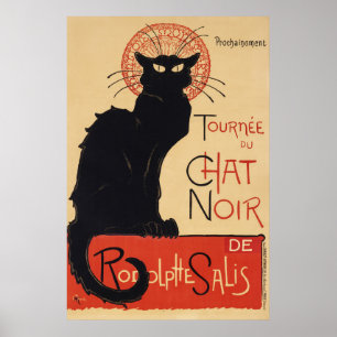 French Cat Poster