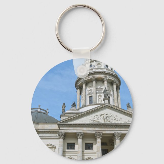 French Cathedral in Berlin Key Ring (Front)
