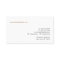 French Chair Interior Designer Business Card