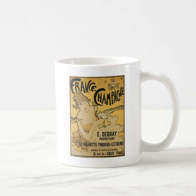 French Champagne Coffee Mug (Right)