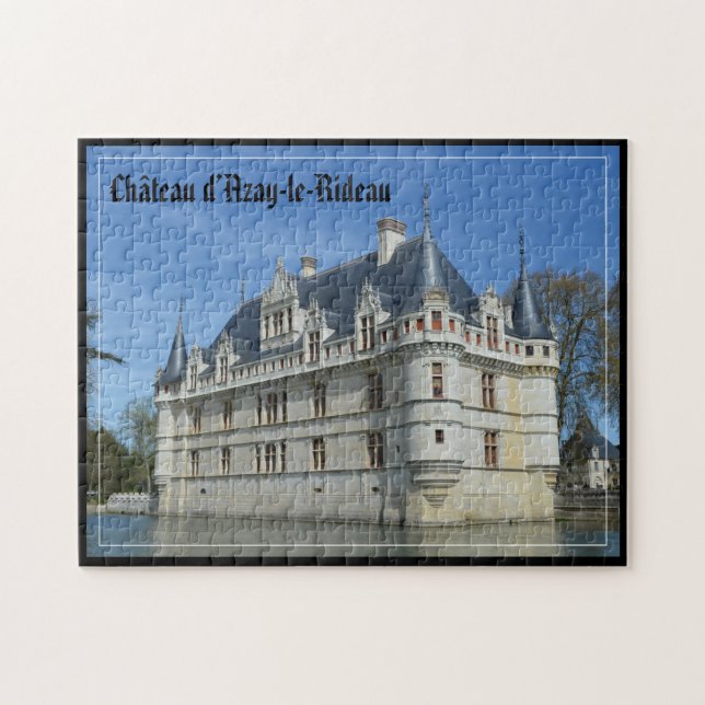 French Chateau - Château d’Azay-le-Rideau Jigsaw Puzzle (Horizontal)