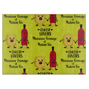 French cheese and wine gifts   cutting board