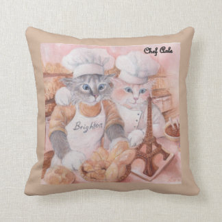 French Chef Axle throw pillow