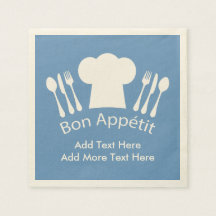 French Chef Bon Appetit Add Your Own Text