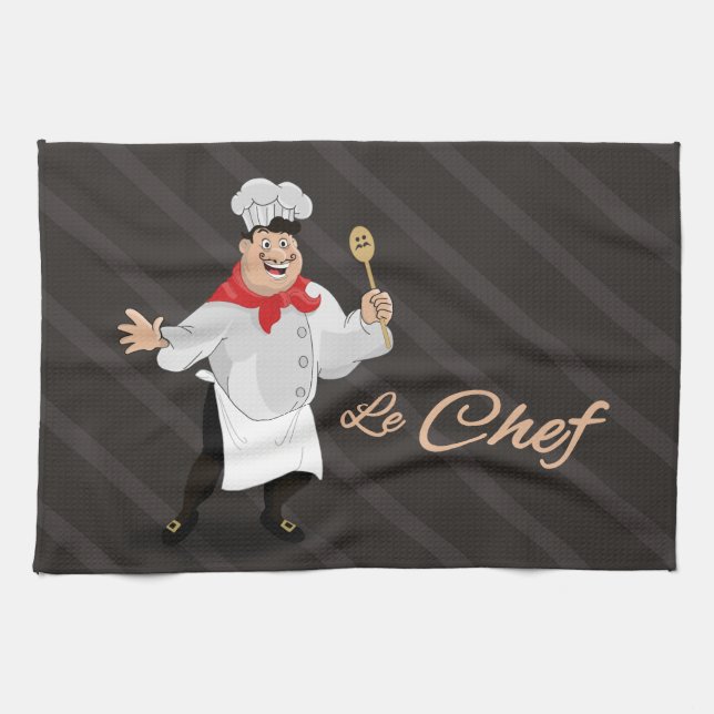 French Chef Kitchen Towels (Horizontal)
