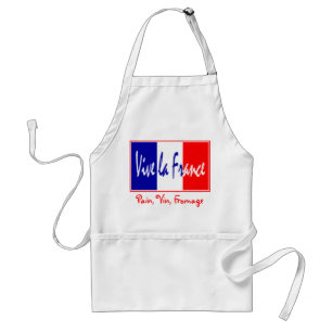French Chef's Apron - Pain, Vin, Fromage