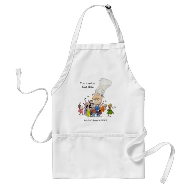 French Chefs Hat Standard Apron (Front)