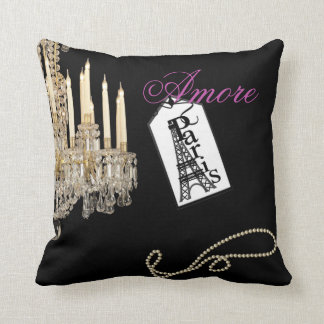 French CHIC PARIS THEME Pillow PERSONALIZED