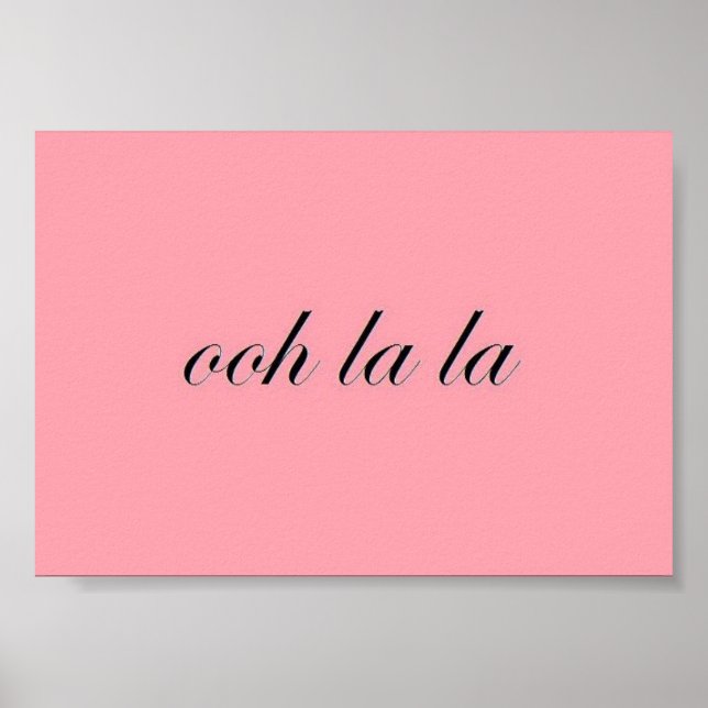 French Chic Poster (Front)