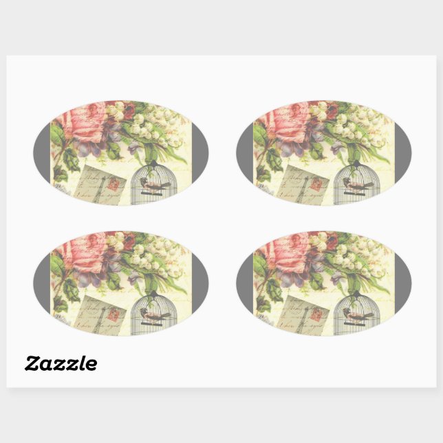 French Chic Vintage Paris Sticker (Sheet)