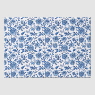 French Chinoiserie Floral Tissue Paper