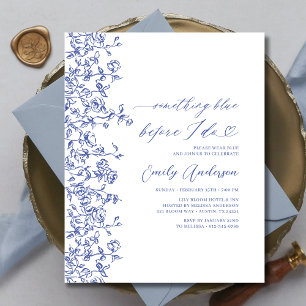 French Chinoiserie Something Blue Bridal Shower