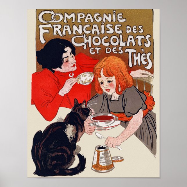 French Chocolate Party Poster (Front)