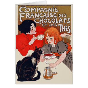 French Chocolate Party Steinlen Art