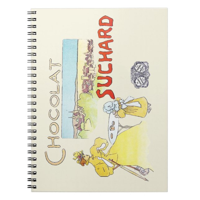 French Chocolate Victorian Candy Sugar Notebook (Front)