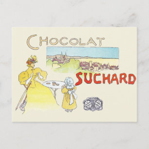 French Chocolate Victorian Candy Sugar Postcard
