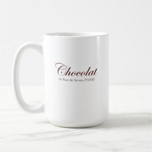 French Chocolate Vintage Paris Mug