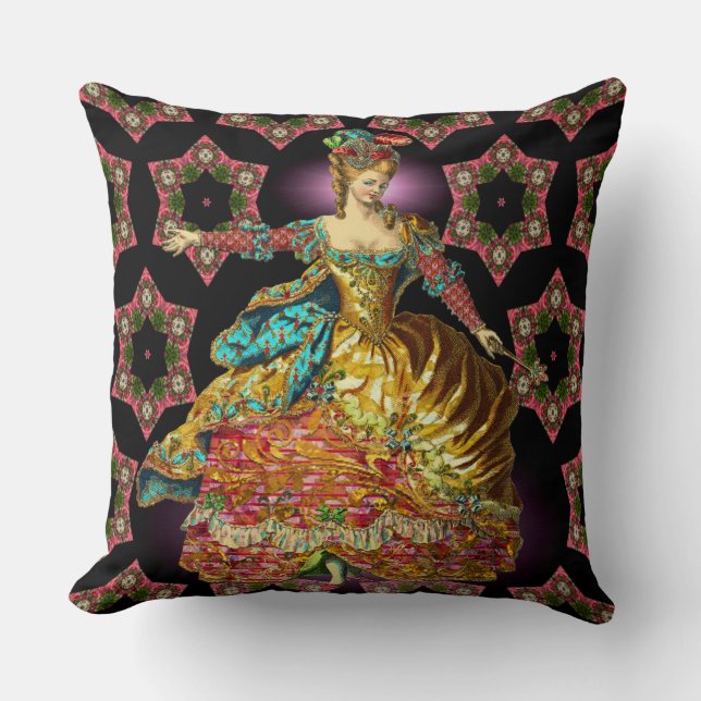 French Christmas Beautiful Regal Cushion (Front)