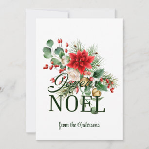 French Christmas Card Joyeux Noel