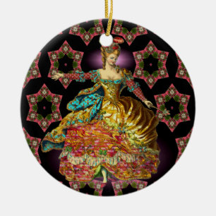 French Christmas Ceramic Tree Decoration