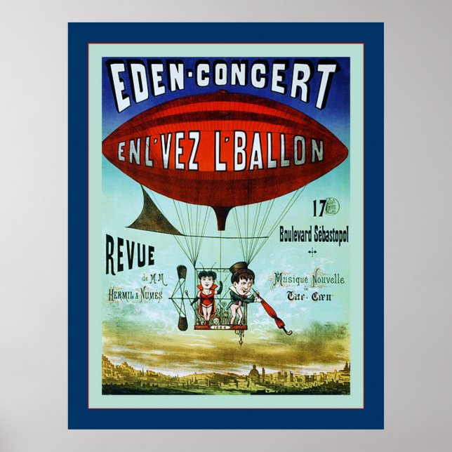French Circus ~ Vintage Advertising Poster (Front)