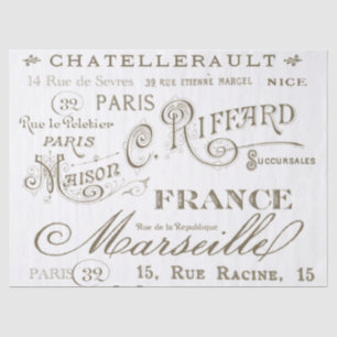 french city names tissue paper