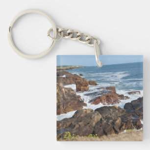 French coastline in Vendée Key Ring