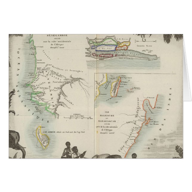 French Colonies in Africa (Front Horizontal)