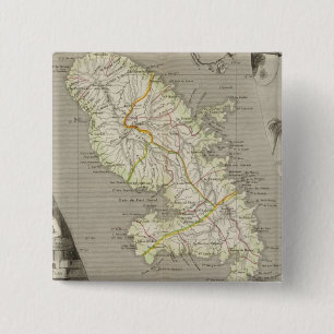 French Colonies Martinique 15 Cm Square Badge